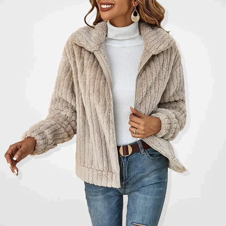 Women's Casual Plush cardigan