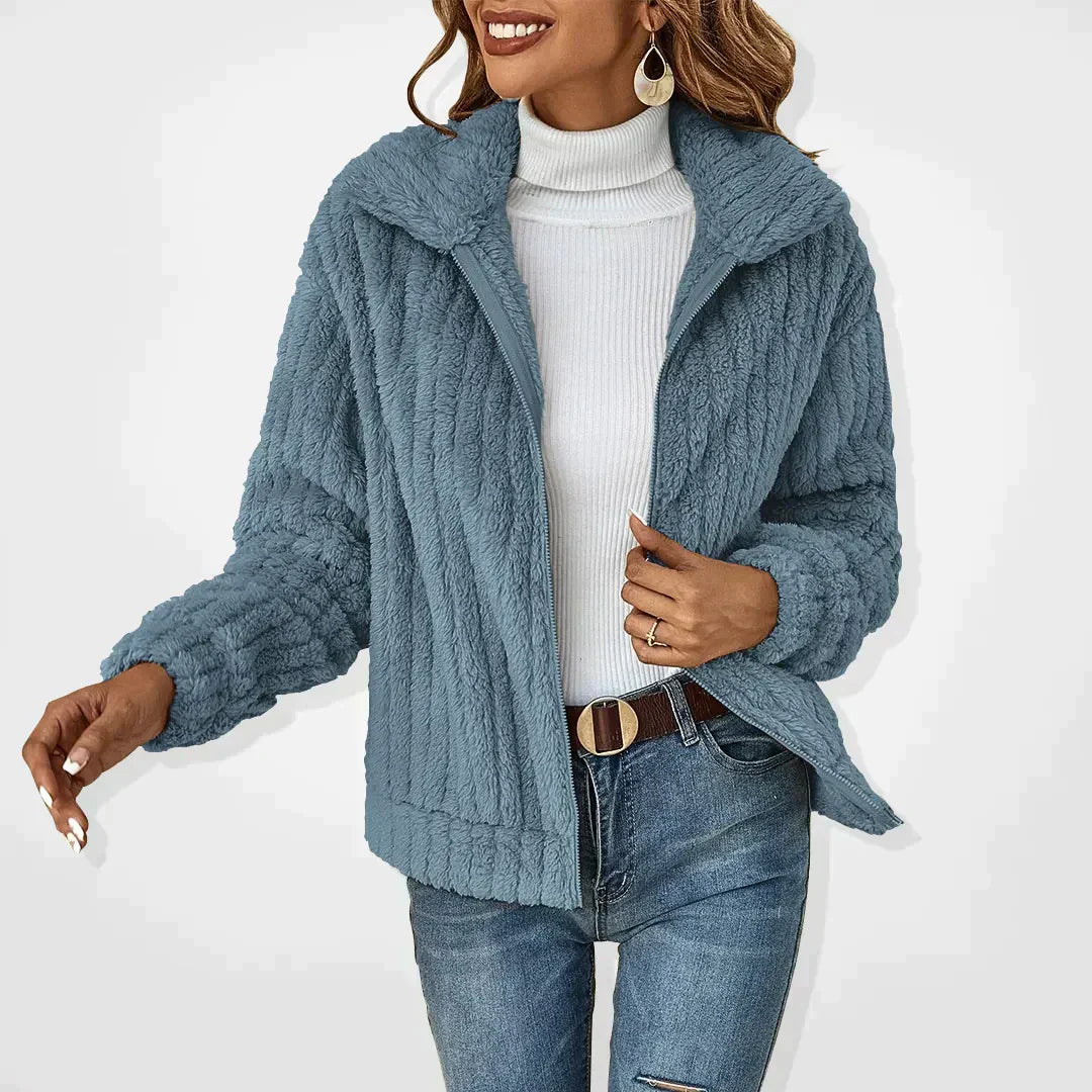 Women's Casual Plush cardigan