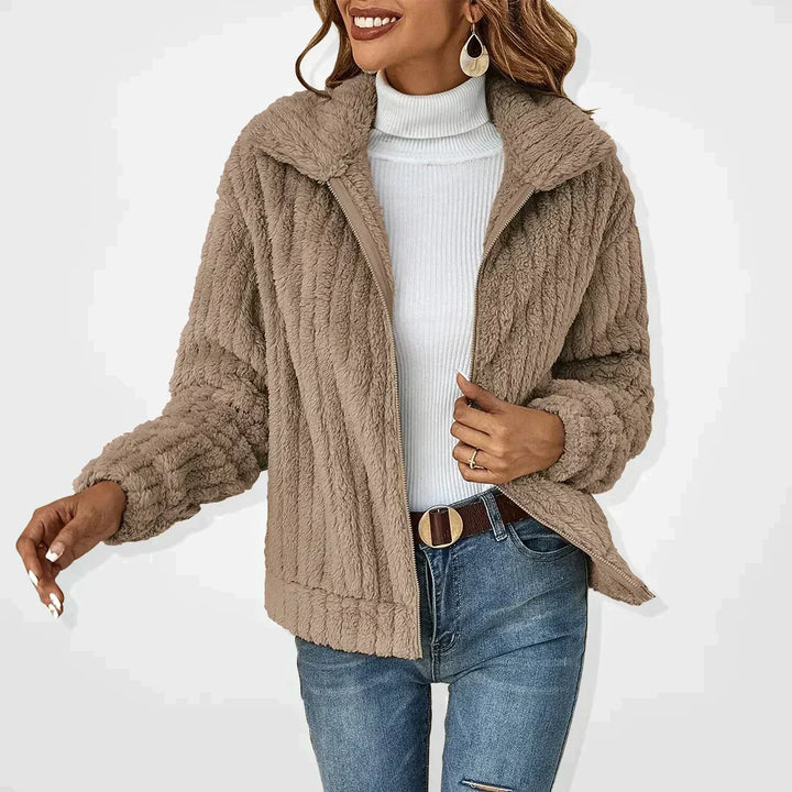 Women's Casual Plush cardigan