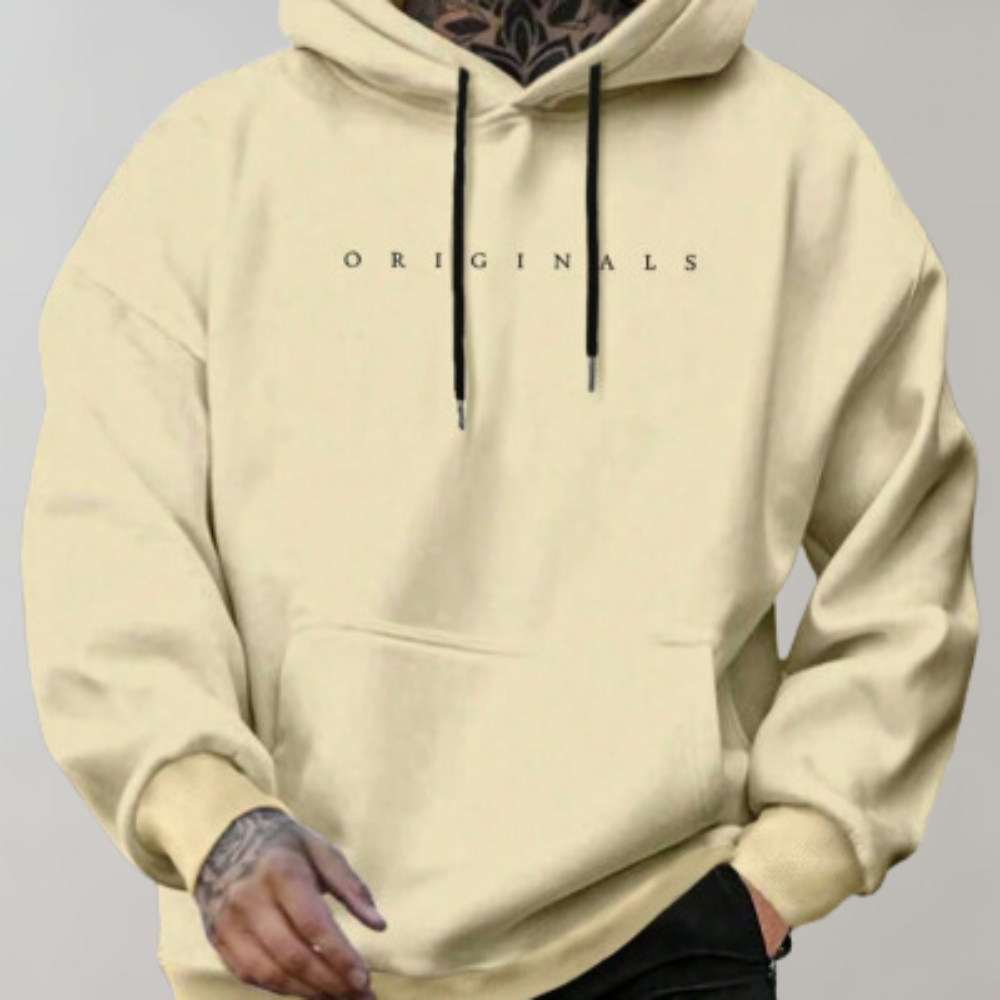 Oversized men's hoodie