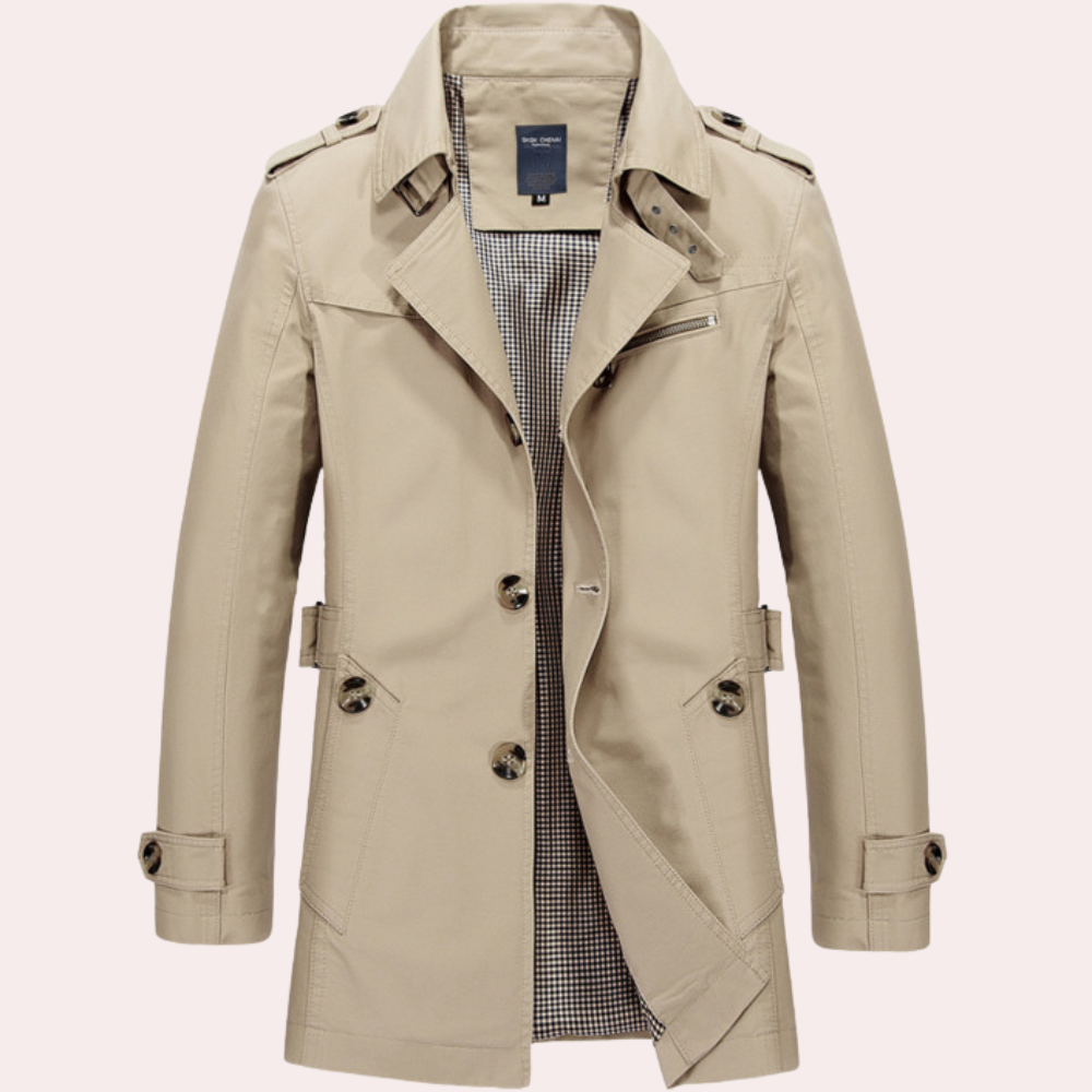 Stylish trench coat for men