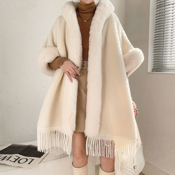 Elegant Warm Poncho for Ladies