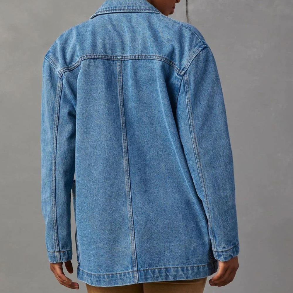 Denim blazer for women