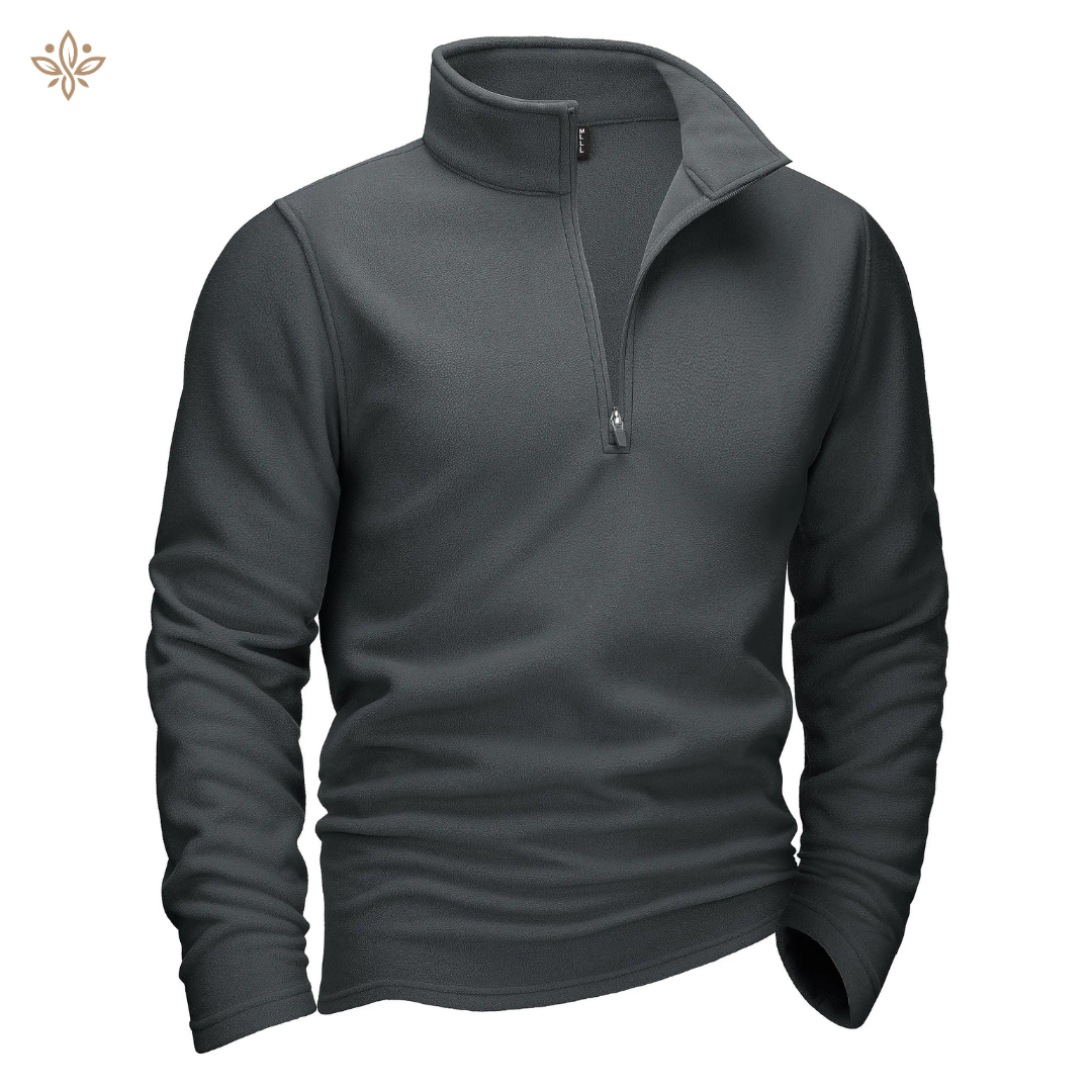 Men's zip-up jumper