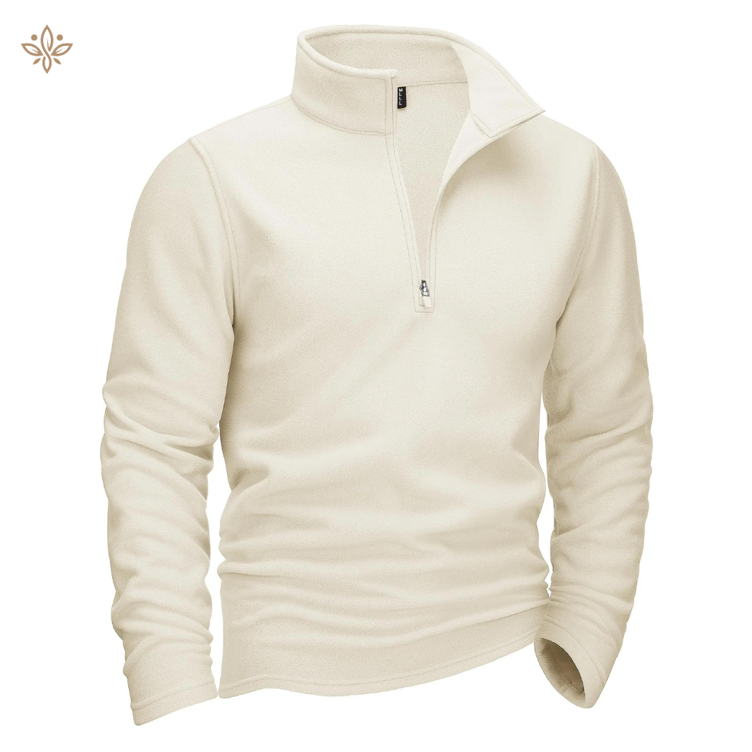 Men's zip-up jumper