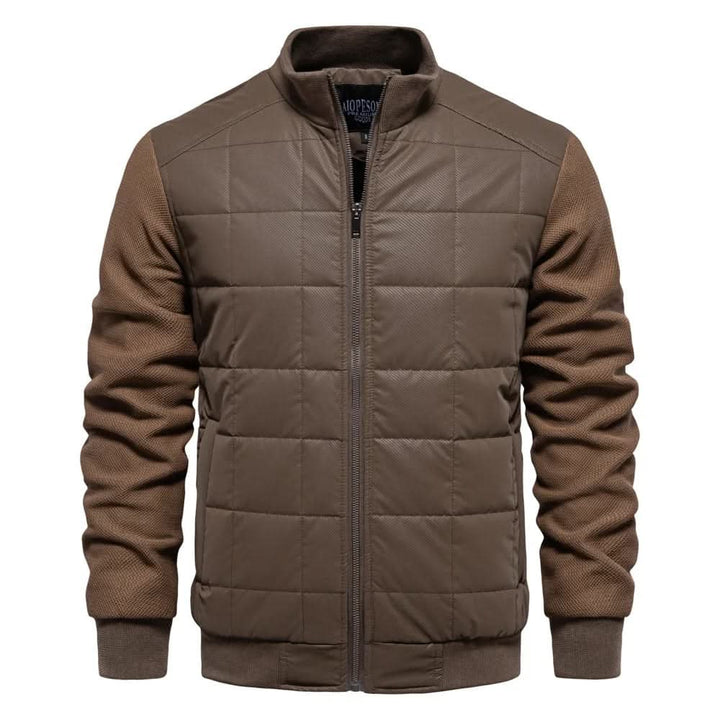 Warm lightweight men's puffer jacket