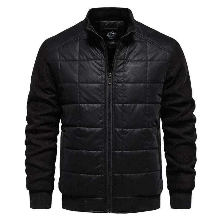 Warm lightweight men's puffer jacket