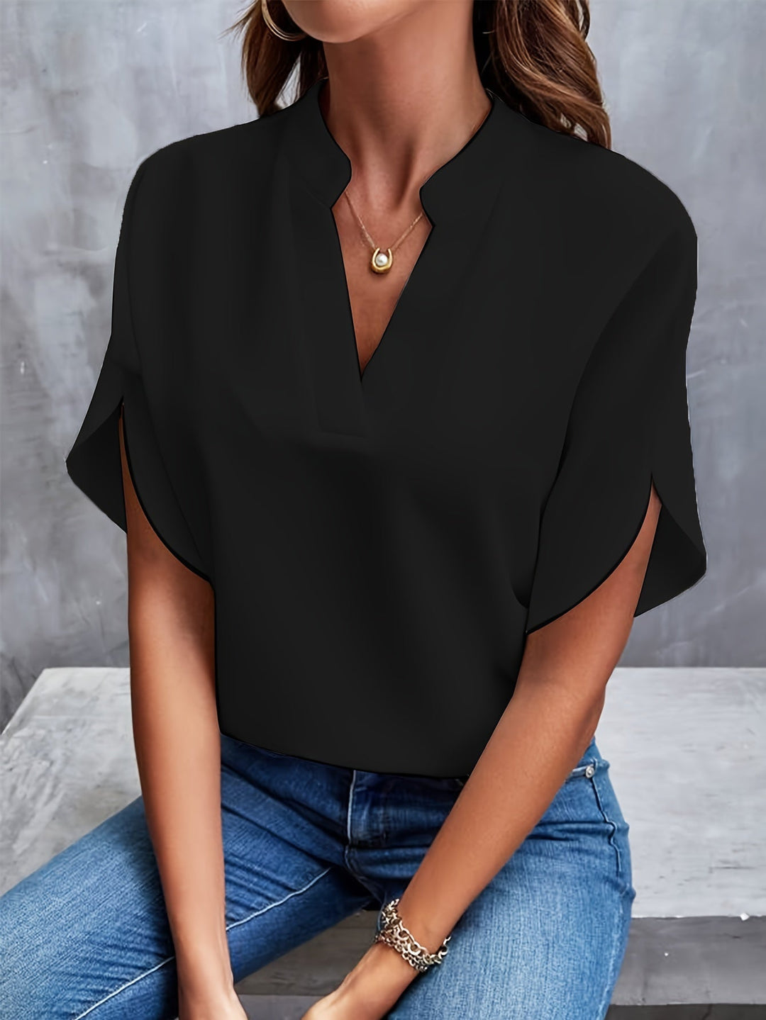 Elegant light blouse for women