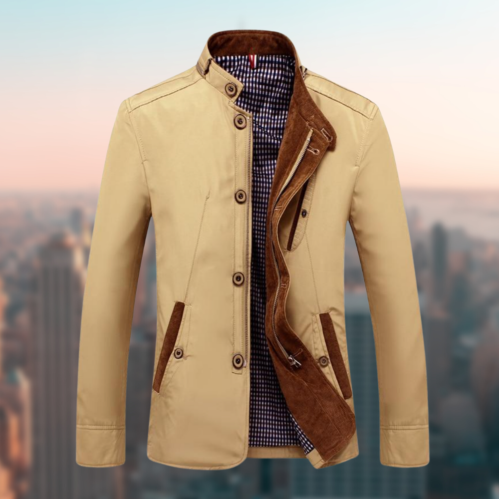 Elegant and warm business jacket for men