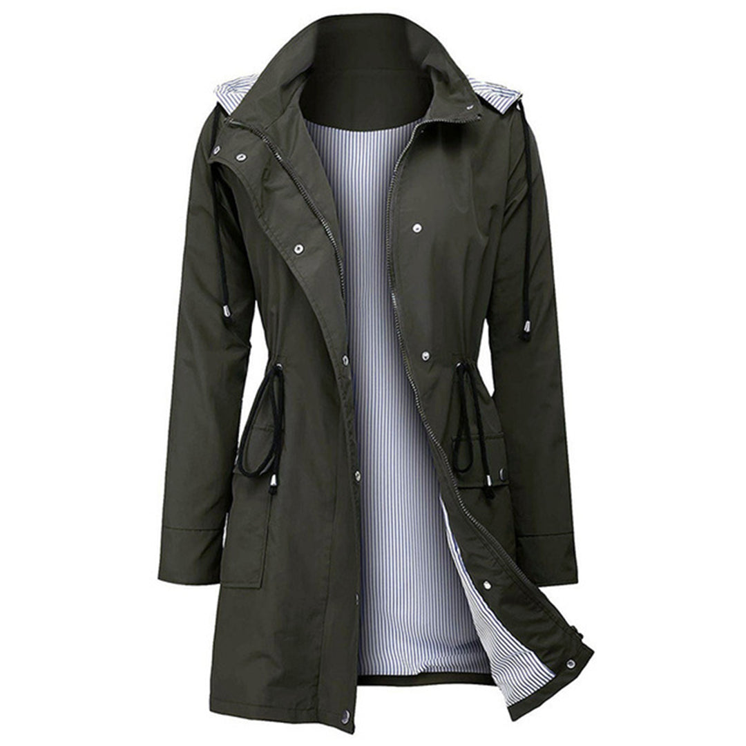 Stylish women's waterproof jacket