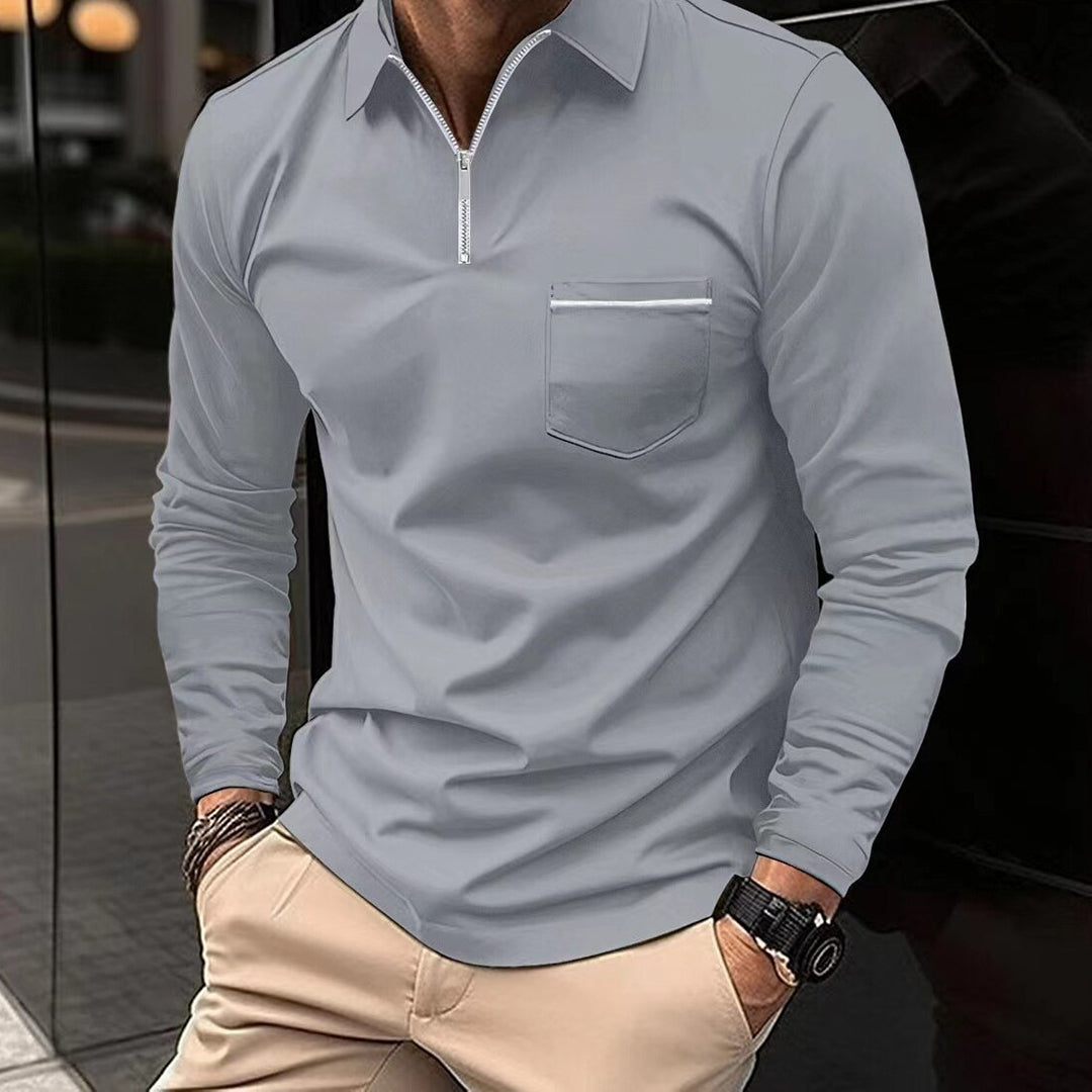 Men's Polo with Long Sleeves