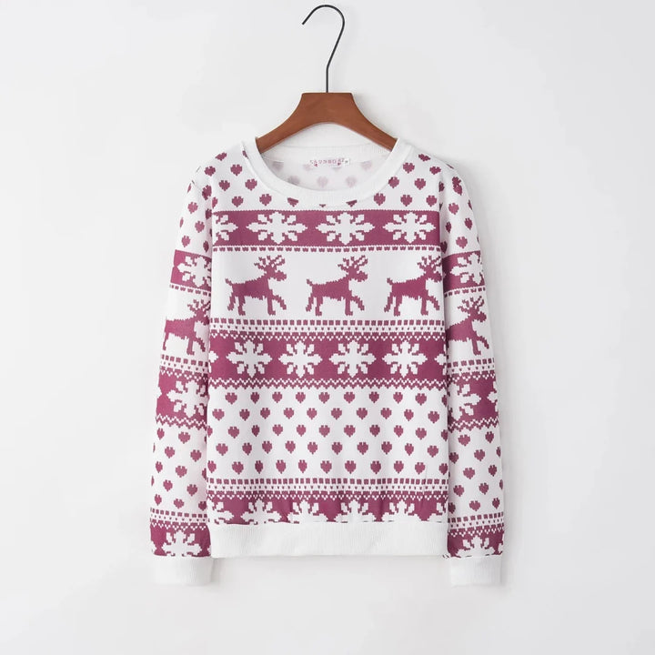 Women's long sleeve warm Christmas jumper