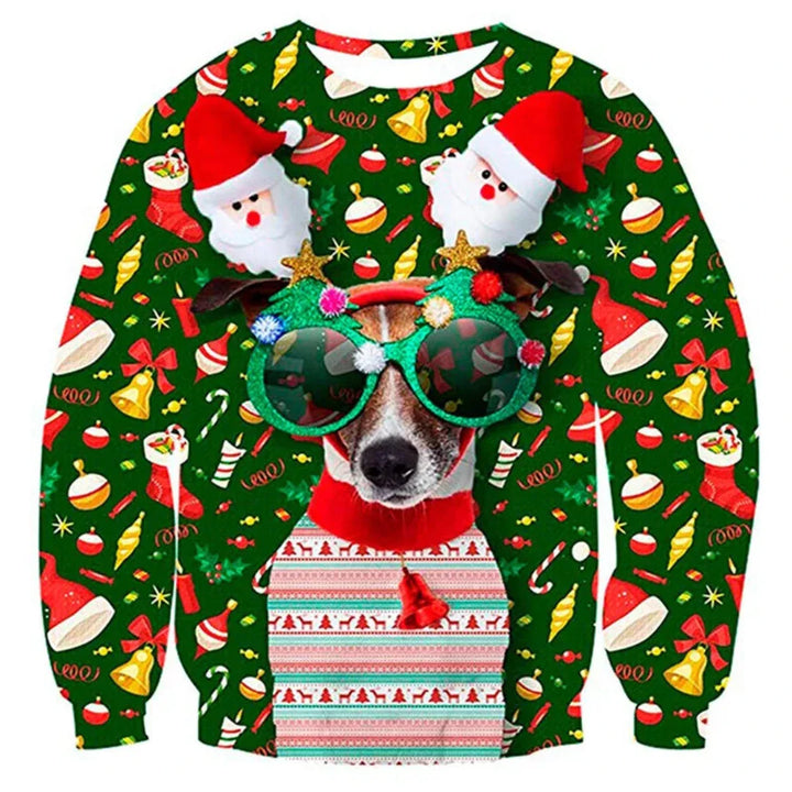 Men's fun winter Christmas jumper