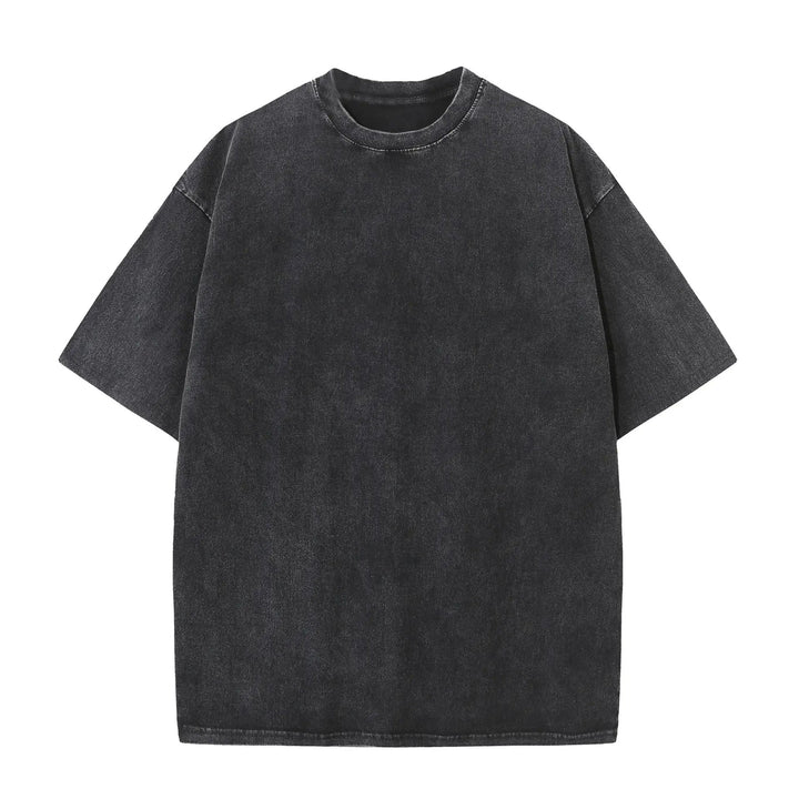 Oversized men's washed shirt