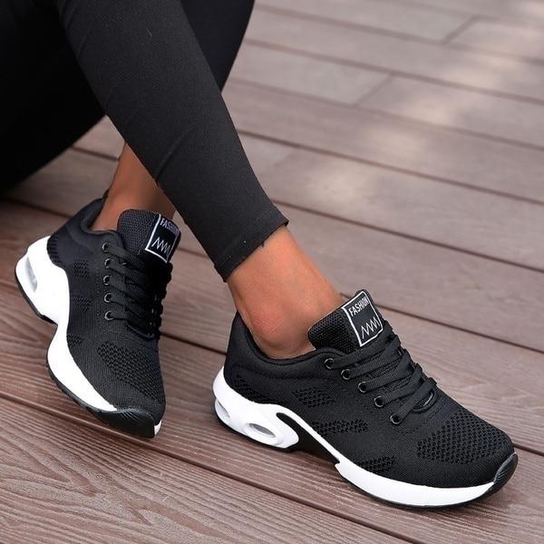 Women's running shoes with support