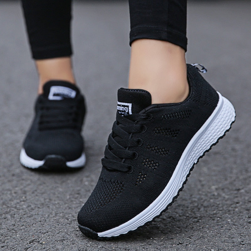 Supportive sports shoes for women