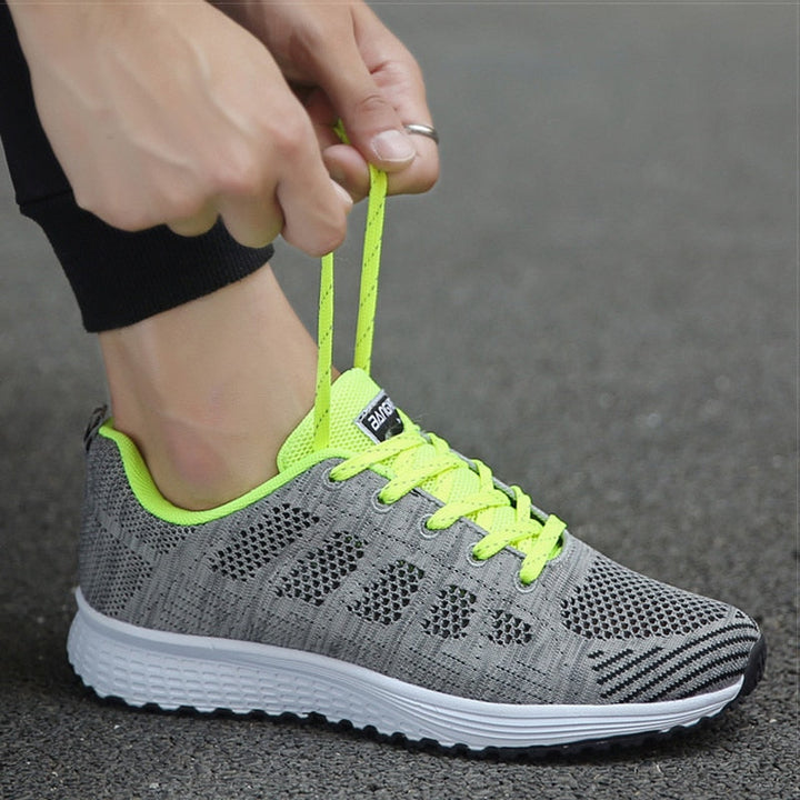 Supportive sports shoes for women