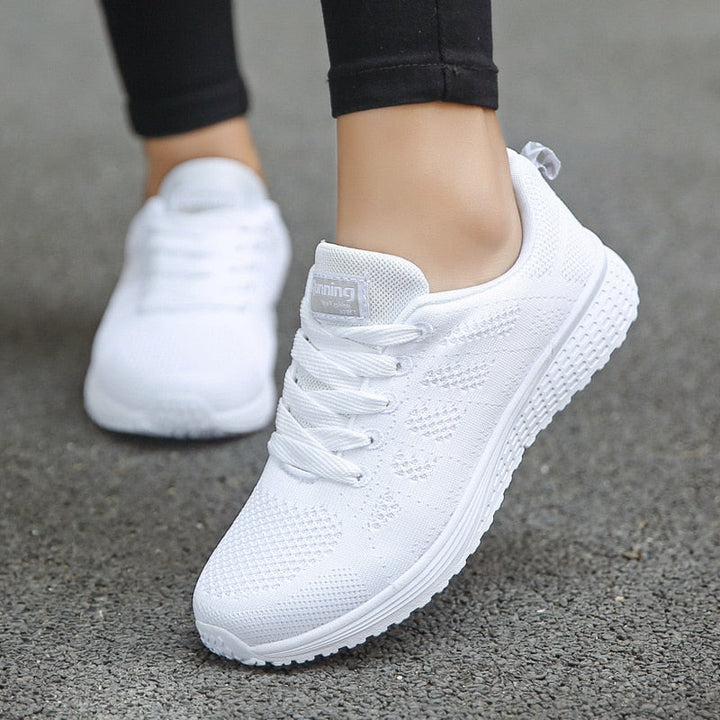 Supportive sports shoes for women