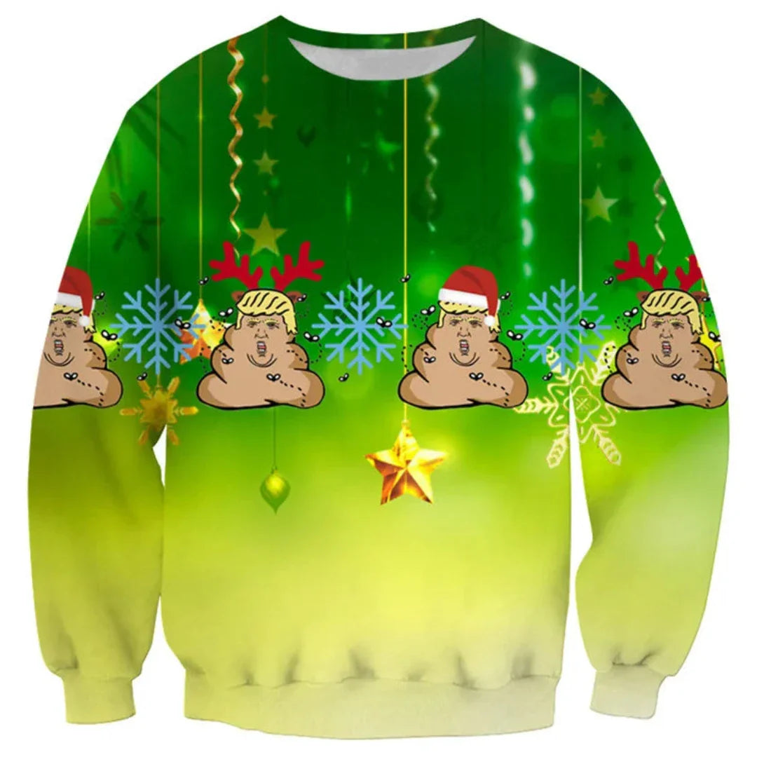 Men's fun winter Christmas jumper