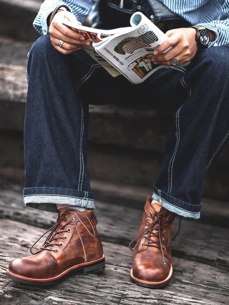 Modern winter boots for men