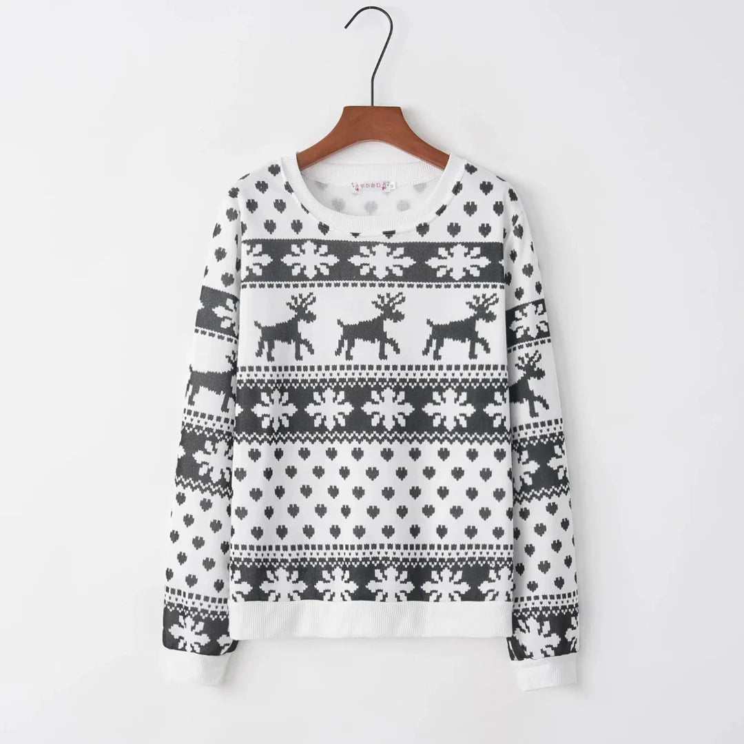 Women's long sleeve warm Christmas jumper