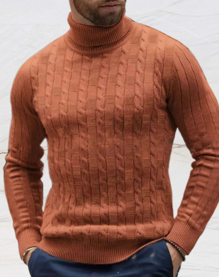 Slim-Fit Turtleneck for Men