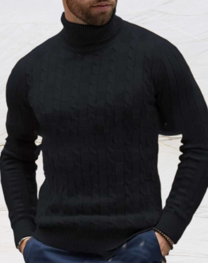 Slim-Fit Turtleneck for Men