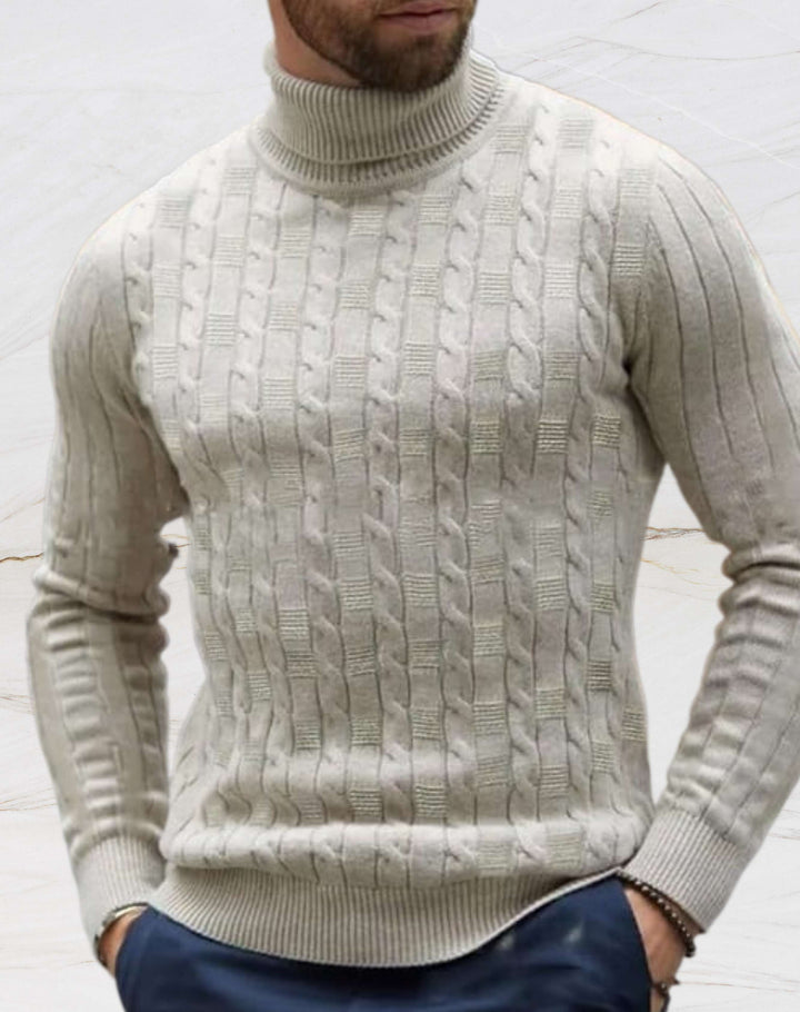 Slim-Fit Turtleneck for Men