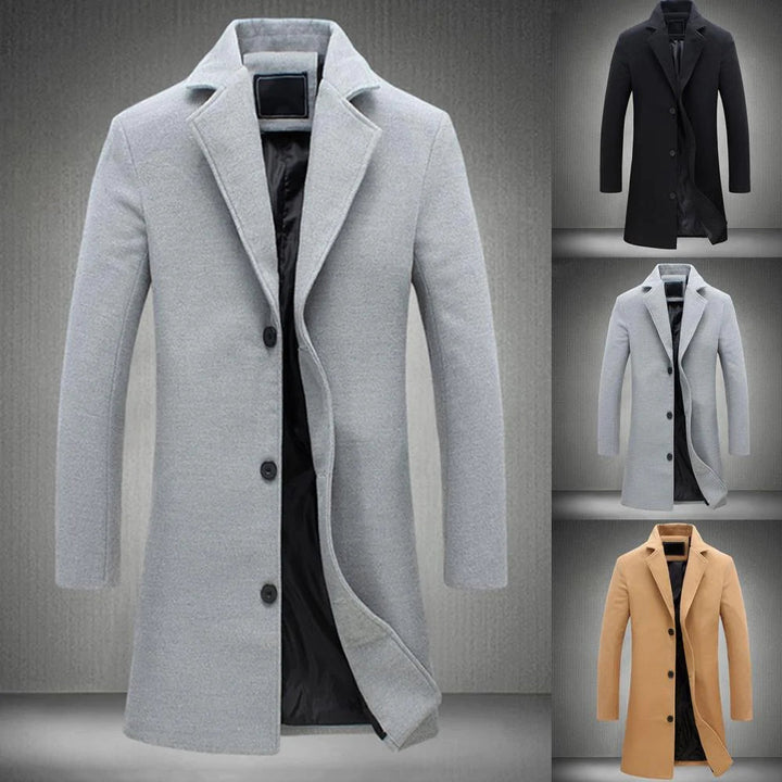 Men's long stylish coat