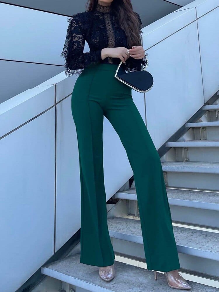 Women's High Waist Flared pants