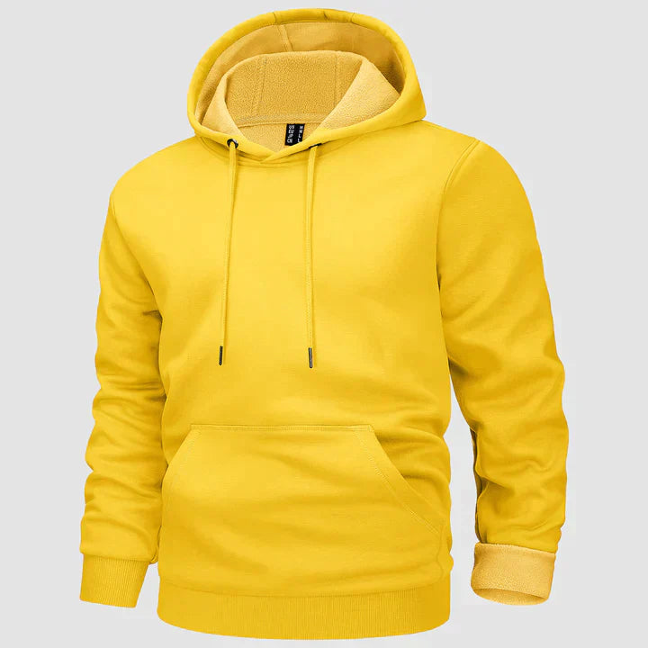 Warm hooded jumper for men