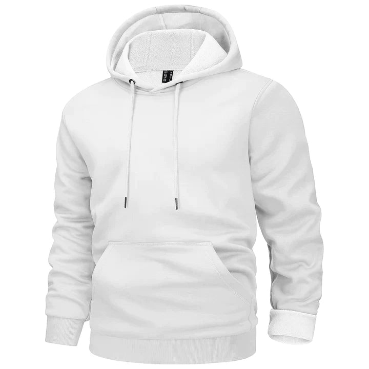 Men's fleece-lined hooded jumper