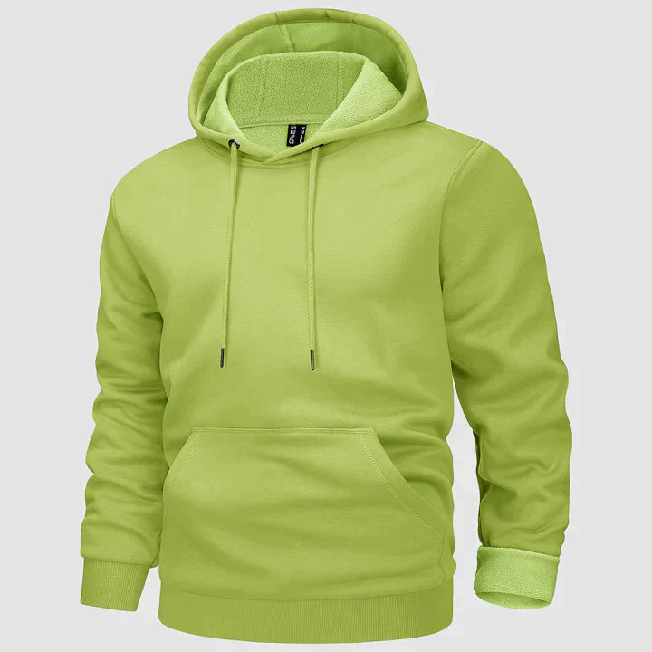 Warm hooded jumper for men