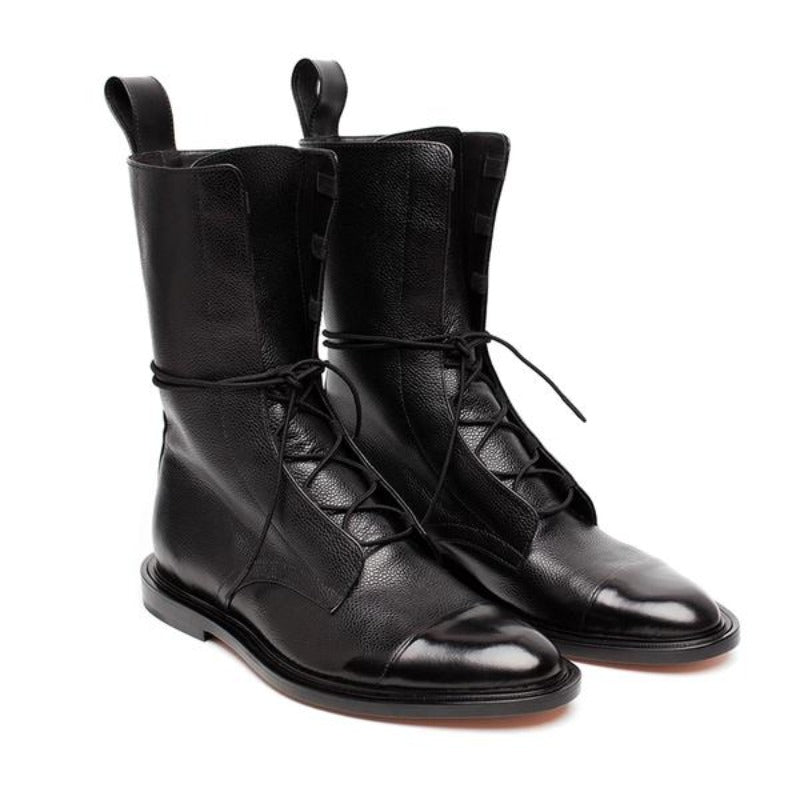 Classic Stylish Smooth Leather Ankle Boots for Women | Eco-Friendly vegan materials