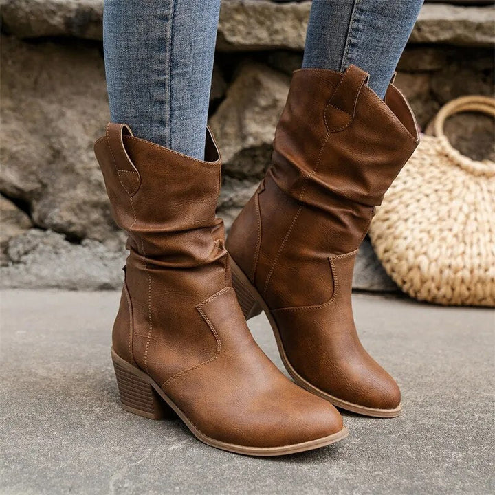 Modern everyday cowboy boots for women