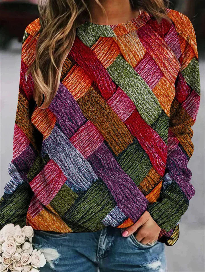 Women's Wool Sweater With Print