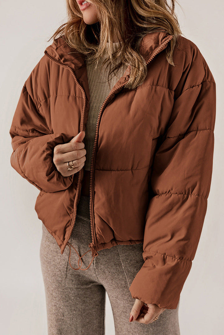 Women's puffer winter jacket