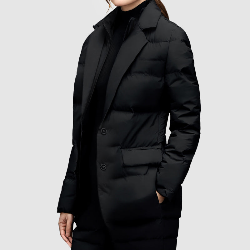 Wind jacket for ladies with duck down