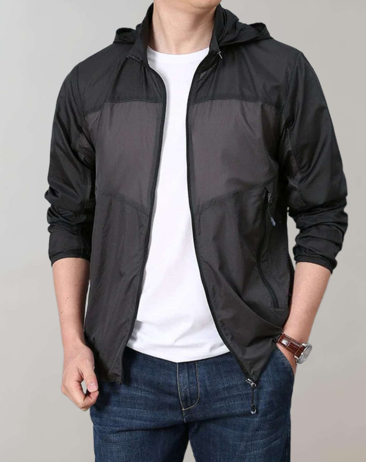 Casual two-tone jacket for men