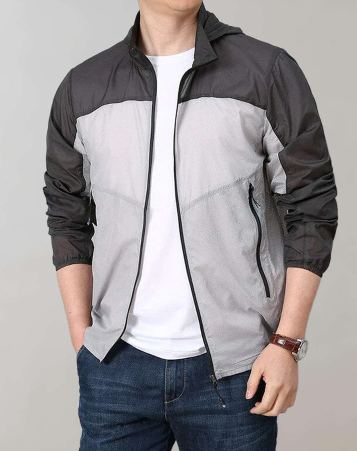 Casual two-tone jacket for men