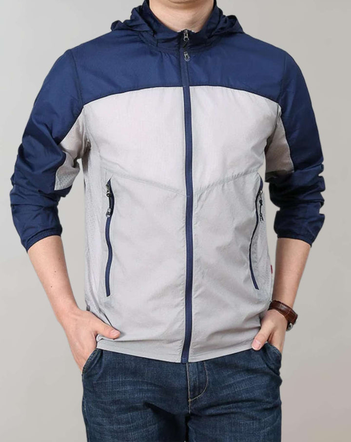 Casual two-tone jacket for men