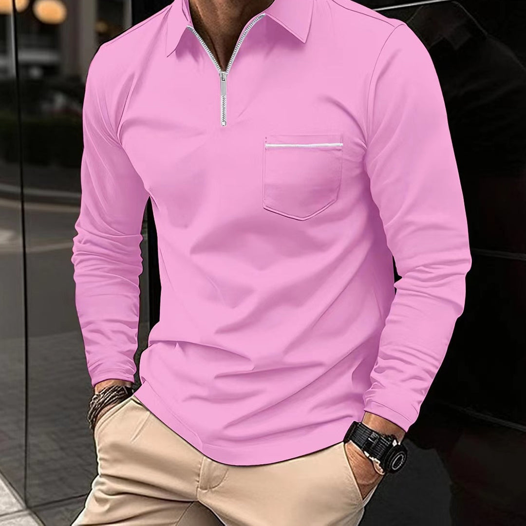 Men's Polo with Long Sleeves