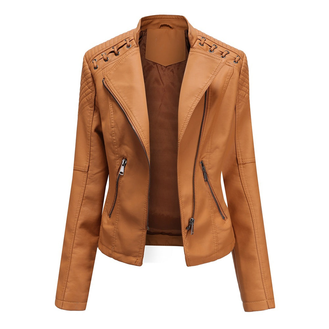 Stylish Women's Leather Jacket