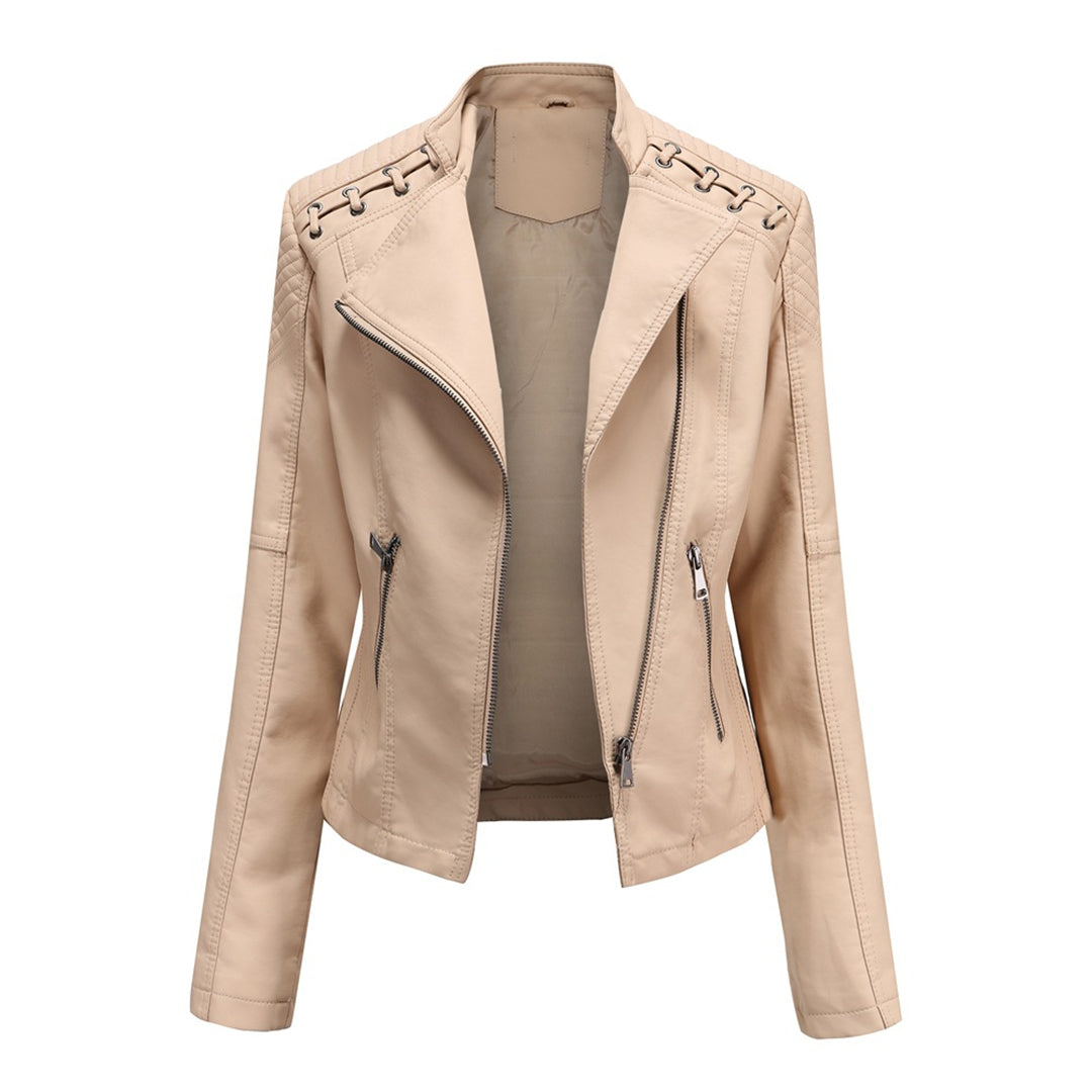 Stylish Women's Leather Jacket