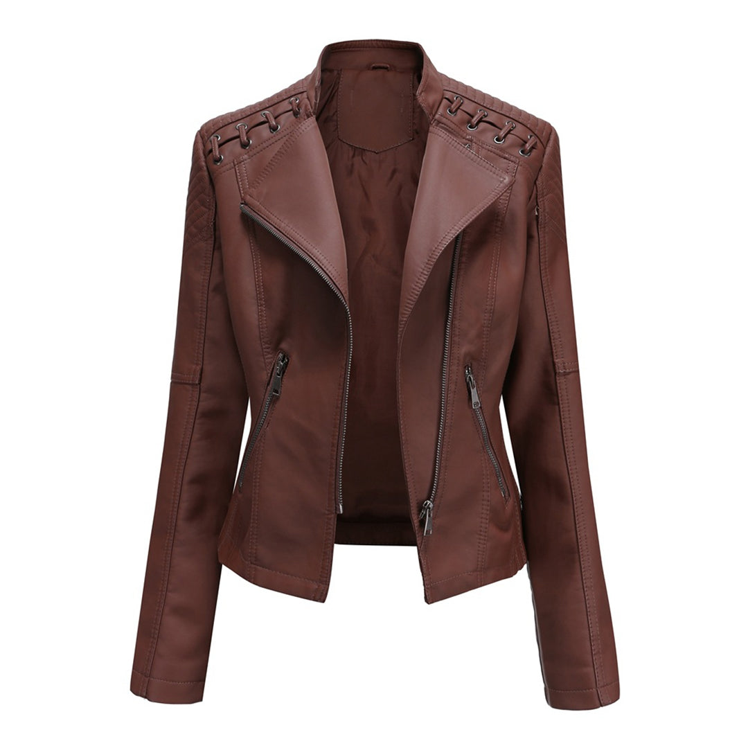 Stylish Women's Leather Jacket