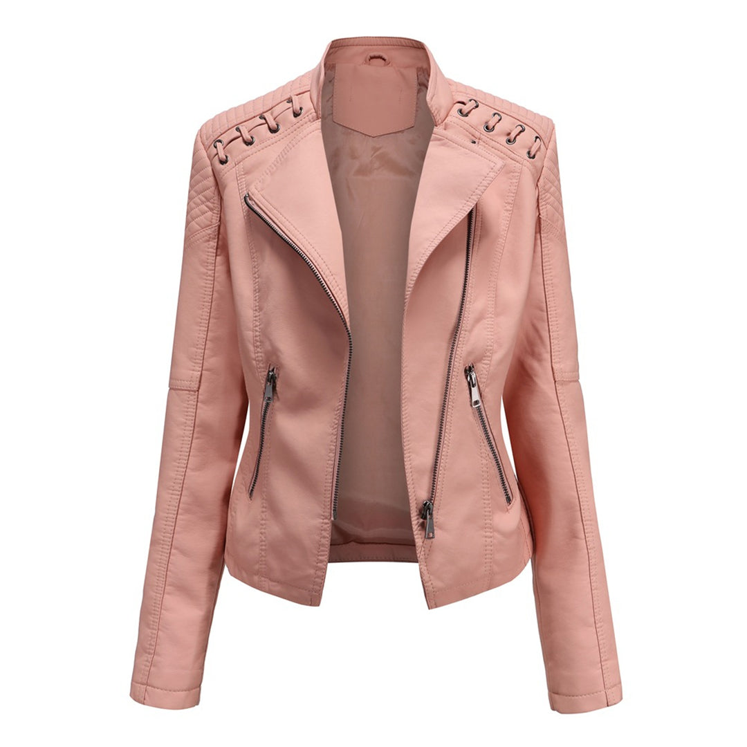 Stylish Women's Leather Jacket