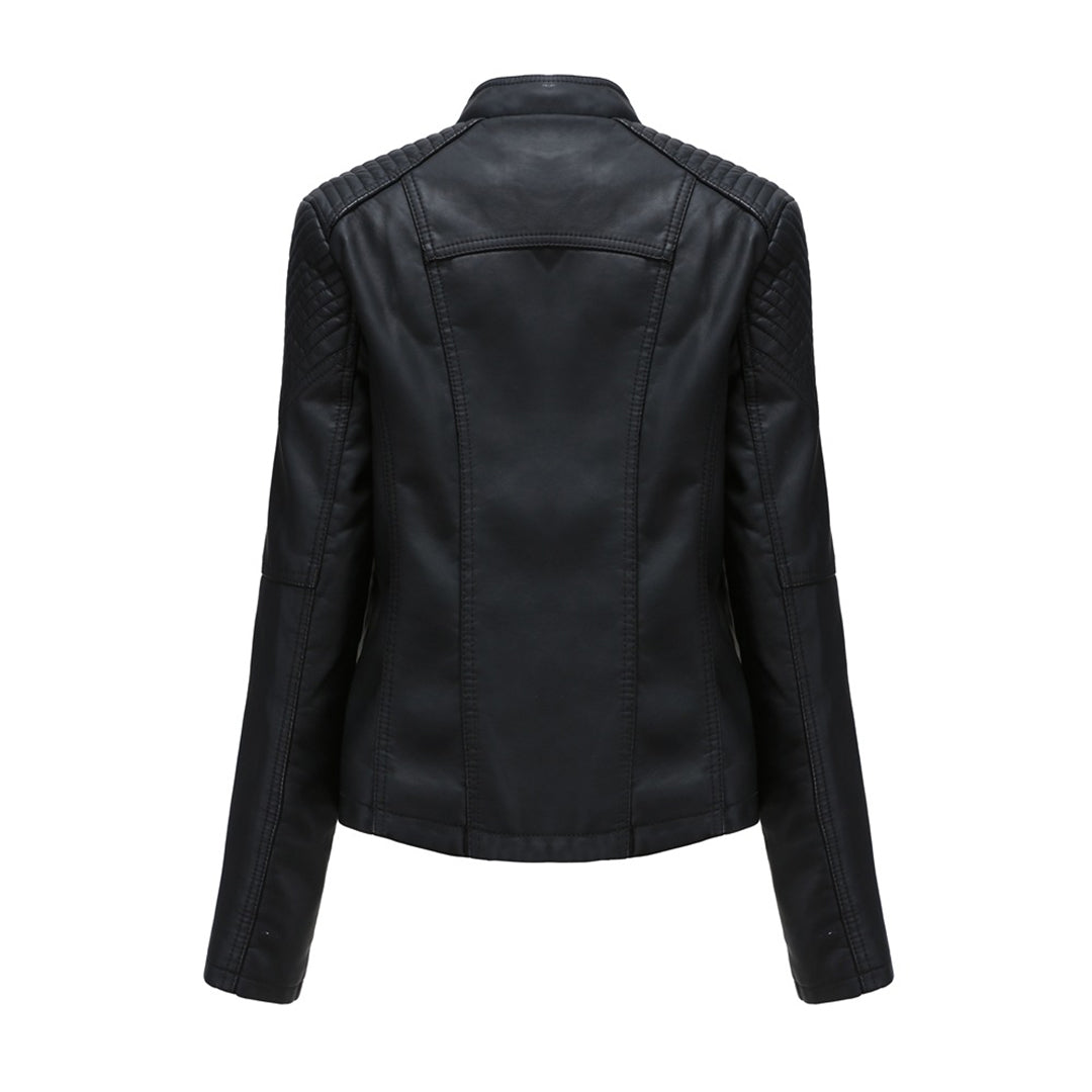 Stylish Women's Leather Jacket