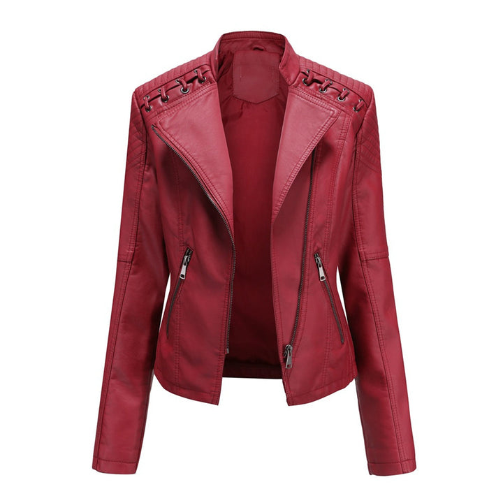 Stylish Women's Leather Jacket