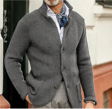 Men's Long Cardigan