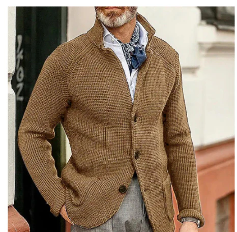 Men's Long Cardigan